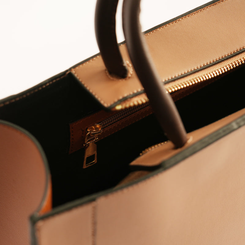 Briefcase Bag-Fawn