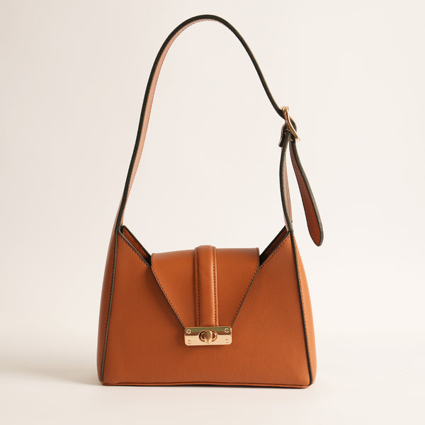 Shoulder Bag-Brown