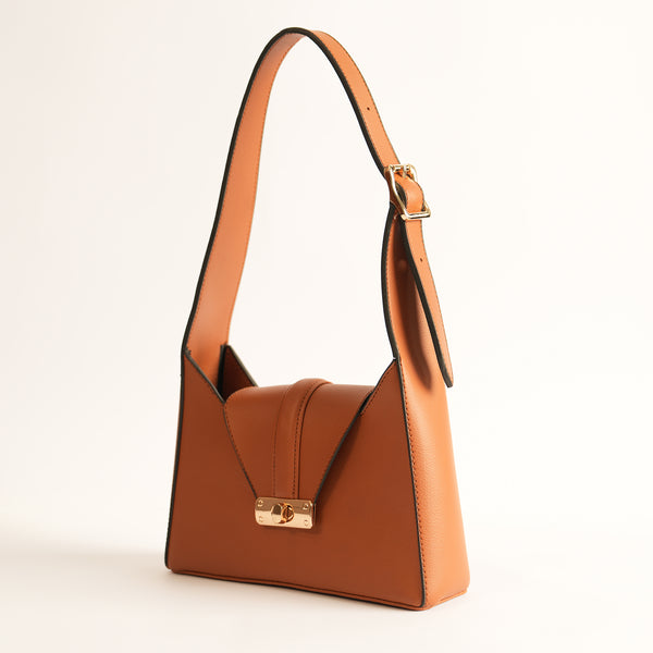 Shoulder Bag-Brown