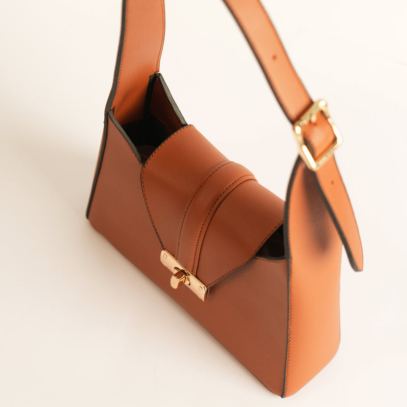 Shoulder Bag-Brown