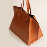 Office Tote Bag-Brown